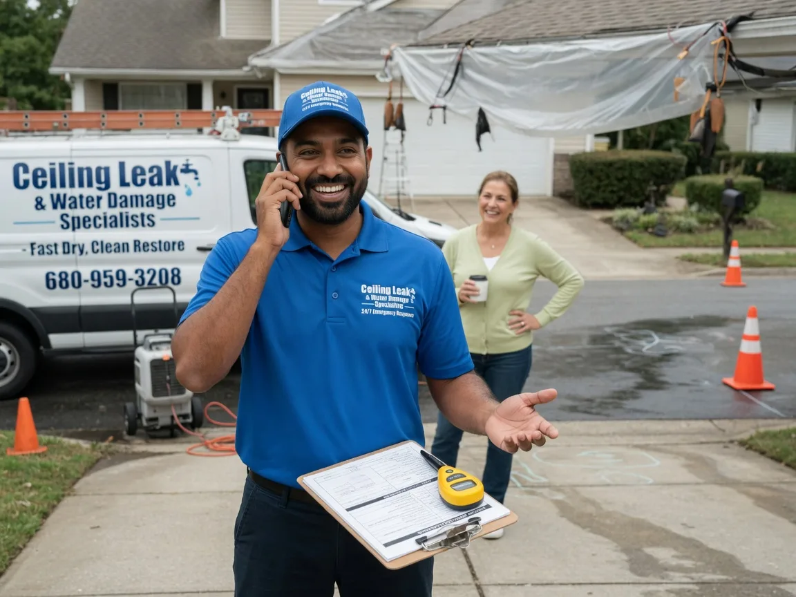 Ceiling Leak Cleanup Harmony, NC FAQs